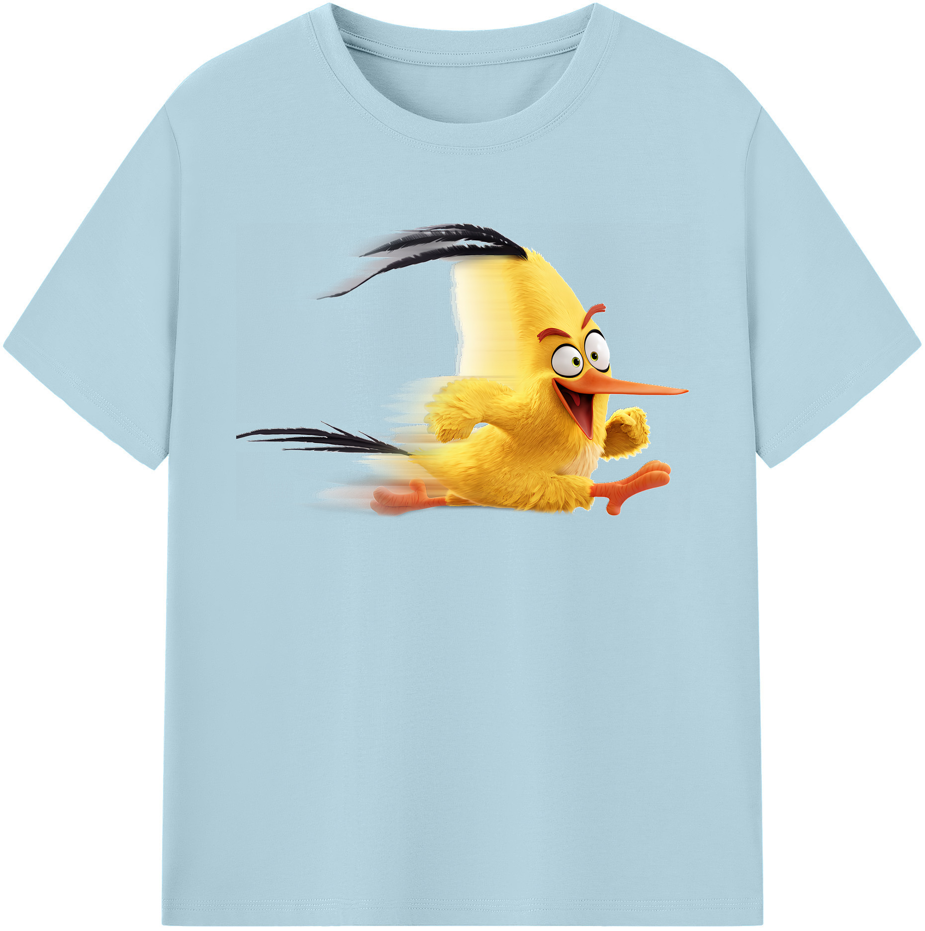 （画像用） Angry Birds アングリーバード 綿100％半袖Tシャツ（フロントプリント）